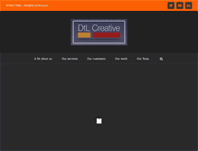 Tablet Screenshot of dtl-creative.co.uk